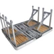 Стол Bo-Camp Bamboo Brown/Silver (1404800) - изображение 9