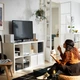 Стеллаж IKEA KALLAX белый 8 ячеек 802.758.87 - изображение 5