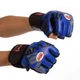 Перчатки для смешанных единоборств MMA кожаные TWN Pro (р-р XL, Синий) (TW-001_Синий_XL) - изображение 3