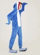 Пижама кигуруми мужская Kigurumi Акула Взрослая Голубая XL 175-185 см. (1086/1) - изображение 1
