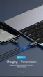 Кабель USAMS USB – Type C data cable 1000mm 2А black зарядка і передача даних(6958444962047) - изображение 8