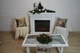 Камин из МДФ и электрокамин 28 дюймов каминокомплект Glory FN 0128 белый Aristocrat Decor - изображение 5