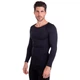 Термофутболка для активного спорта мужская Sibote 2043 размер 2XL-3XL (180-185см) Black - изображение 1