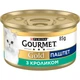 Вологий корм для котів Gourmet Gold Pate Rabbit 85 г (кролик) - зображення 1