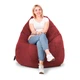 Кресло-мешок SanchoBAG Груша Велюр L 130x90 см Marsala (kmg1001-v110-l) - изображение 1