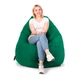 Крісло-мішок SanchoBAG Груша Велюр L 130x90 см Emerald (kmg1001-v105-l) - зображення 1