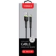 Дата кабель USB 2.0 AM to Micro 5P 1.2m CBFLEXM1 black Intaleo (1283126487453) - зображення 2