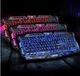 Проводная клавиатура Atlanfa V-100 + игровая мышка с 3 цветами подсветкой в стиле молнии Черная (10930) - изображение 5