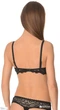 Мереживний бюстгальтер push-up Orhideja 116-208 Nero 70B Чорний - зображення 3