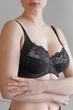 Женский бюстгальтер мягкие чашки Orhideja 537-208 Nero 80E Черный - изображение 4