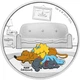 Серебряная монета 1oz Мэгги Симпсон (серия "Симпсоны") 1 доллар 2019 Тувалу (цветная) - изображение 1