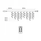 Вулична гірлянда бахрома Springos 12 м 300 LED Pilot CL305 Warm White - зображення 4