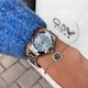 Жіночий наручний годинник Casio LTP-1308D-2A Срібло\Блакитний екран - зображення 2