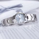 Женские наручные часы Casio LTP-1241D-2A Серебро\Голубой экран современная модель - изображение 3