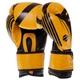 Перчатки для бокса и единоборств кожаные на липучке Zelart UFC Heroe 0574 12 унций Yellow-Black - изображение 2
