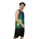 Форма баскетбольна чоловіча Zelart Lingo Space Sprinter 8007 5XL зріст 185-190 см Blue-Green-Black - зображення 1