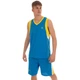 Форма баскетбольная мужская Zelart Lingo 8095 XL рост 165-170 см Blue-Yellow-White - изображение 1