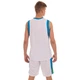 Форма баскетбольная мужская Zelart Lingo 8095 XL рост 165-170 см White-Blue-Yellow - изображение 2