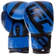 Перчатки для бокса и единоборств кожаные на липучке Zelart UFC 0574 14 унций Blue-Black - изображение 1