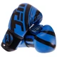 Перчатки для бокса и единоборств кожаные на липучке Zelart UFC 0574 14 унций Blue-Black - изображение 5