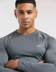 Компресійна чоловіча футболка з довгим рукавом ASOS 4505 icon L - изображение 6