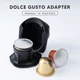 Адаптер капсул Nespresso для кавоварки Krups та Delonghi Nescafe Dolce Gusto Piccolo XS, Genio S, EDG, KP70, i Cafilas - зображення 4