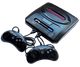 Ігрова приставка Sega Mega Drive 2 (368 вбудованих ігор + підтримка картриджів) чорна ретро консоль (24335-Sega2_468) - зображення 1