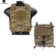 Плитоноска-тактичний швидкознімний військовий жилет Emersongear Quick Release LAVC ASSAULT PLate Carrier Multicam EM7404MC-1 - зображення 5