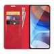 Чохол Taba Retro-Skin для Motorola Moto E7i / E7 Power / E7i Power книжка шкіра PU з візитницею червоний - зображення 2