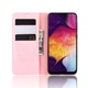 Чехол Taba Retro-Skin для Samsung Galaxy A30S / A307 книжка кожа PU с визитницей розовый - изображение 6