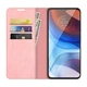 Чохол Taba Retro-Skin Motorola Moto E7i / E7 Power / E7i Power книжка шкіра PU з візитницею рожевий - зображення 2