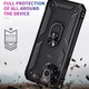 Чехол Shield для Iphone 13 Pro Max бампер противоударный с подставкой Black - изображение 5