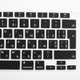 Накладка на клавиатуру Fruct для MacBook Air 13 2020/MacBook Air 13 M1 (2021) EU Черная Украинские буквы - изображение 2