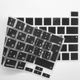 Накладка на клавіатуру Fruct для MacBook Pro 13 (2020) / MacBook Pro 13 (2022 M2) / Pro 16 (2019) EU Чорна Українскі букви - зображення 4