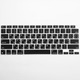 Накладка на клавиатуру Fruct для MacBook Air 13 2020/MacBook Air 13 M1 (2021) US Черная Украинские буквы - изображение 1