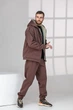 Чоловічий теплий костюм Lenato 48-50 шоколад - зображення 5