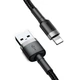 Кабель Baseus Cafule Cable USB For Lightning 2.4A 1m Gray+Black - изображение 7