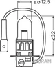 Автомобільна лампа Osram Original H3 12V 55W цоколь PK22s галоген - зображення 3