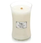 Ароматична свічка Woodwick Large White Teak з ароматом сандалового дерева і дуба 609 г - зображення 2