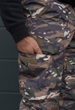 Утеплені тактичні штани на флісі waterproof XXL multicam - зображення 9