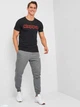 Футболка Kappa T-shirt Mezza Manica Girocollo stampa logo petto чорний L Чоловік K1335 Nero-L - зображення 2