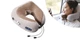 Масажна подушка для шиї U-shaped massage pillow Сірий - изображение 2