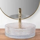 Умивальник Rea Cristal 35,5x35,5 transparentny (REA-U9670) (00138375) - изображение 3