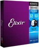 Струны для акустической гитары Elixir 11050 Polyweb 80/20 Bronze Light 12-53 (AC PW L) - изображение 2