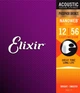 Струны для акустической гитары Elixir 16077 Nanoweb Phosphor Bronze Light-Medium 12-56 (PB NW LM) - изображение 1