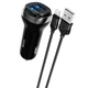 Автомобильное зарядное (АЗУ) Hoco Z40 (2USB 2.4A) + Lightning Черный - изображение 1
