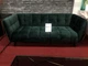 Диван CASTELLO 3 VELVET зелений BLUVEL 78 / венге CASTELLO3V78 - зображення 2