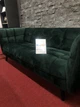 Диван CASTELLO 3 VELVET зелений BLUVEL 78 / венге CASTELLO3V78 - зображення 4