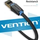 Патч-корд Vention CAT 8 SFTP Ethernet, 10 m, Black, rj-45 - rj-45, 8 жил (IKABL) - изображение 8