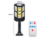 Вуличний ліхтар на сонячній батареї Solar Light SL-900c 59/7COB настінний, акумуляторний, з датчиком руху та пультом - зображення 5